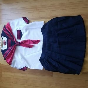 Body Line Japanese School Girl Sailor Outfit